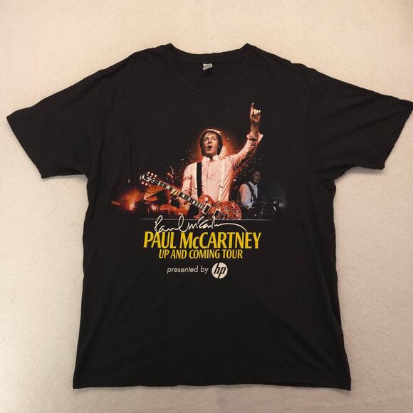 Paul McCartney Up and Coming Tour Band Graphic T Shirt Mens Size XL Black - Picture 2 of 9
